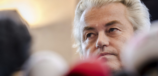 Nizozemský politik Geert Wilders.