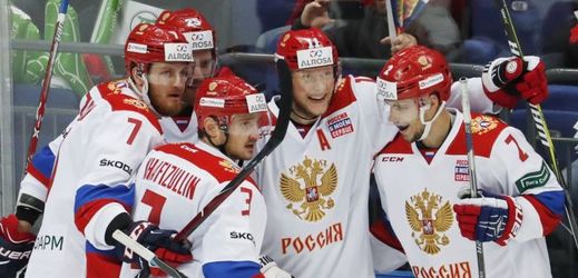 Ruští hokejisté v Koreji nebudou moci hrát ve svých tradičních dresech.