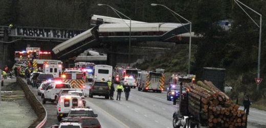 Nehoda rychlíku u Seattlu.