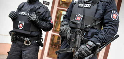 Německé policejní jednotky.