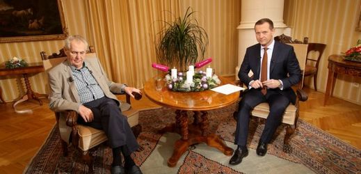 Miloš Zeman (vlevo) a Jaromír Soukup.