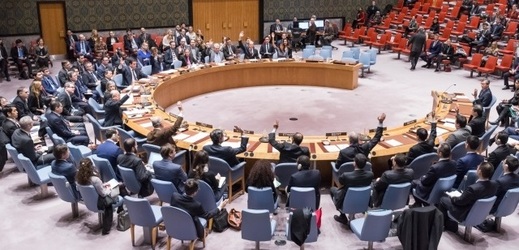 Jednání Rady bezpečnosti OSN.