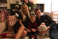 Fotbalista Tomáš Necid si Vánoce užíval s rodinou. 
