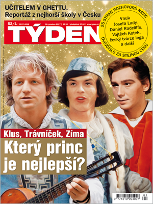 Obálka časopisu TÝDEN číslo 52-01.