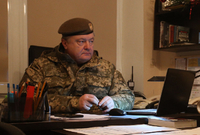 Prezident Porošenko na návštěvě východní Ukrajiny. 