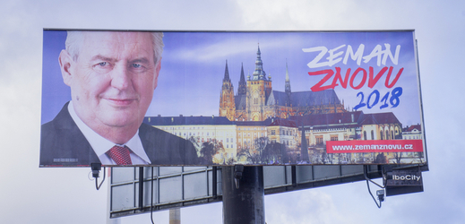 Billboardy Miloše Zemana.