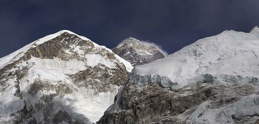 Nejvyšší hora světa Mount Everest.