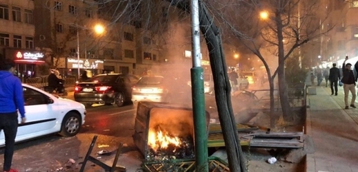 Demostrace v Teheránu.
