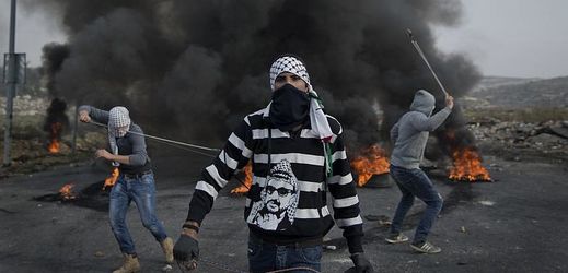 Palestinské protesty proti americkému rozhodnutí uznat Jeruzalém jako hlavní město Izraele a přesunout tam svou ambasádu.