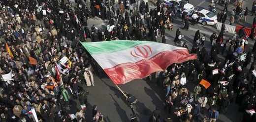 Demonstrace v Teheránu.