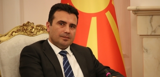 Premiér Makedonie Zoran Zaev. 