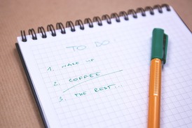 Plánujte a pracujte s "TO DO" listem.