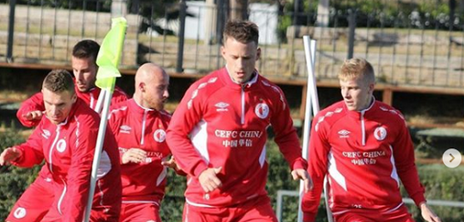 Fotbalisté Slavie se na novou sezonu připravují i na soustředění ve Španělsku.