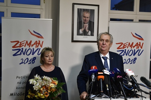 Prezident Miloš Zeman se stal vítězem prvního kola prezidentských voleb.