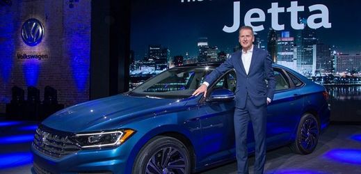 VW představil při autosalonu v Detroitu novou verzi modelu Jetta.