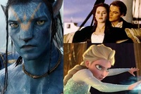 Avatar, Titanic, Ledové království.