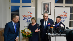 Miloš Zeman s manželkou Ivanou.