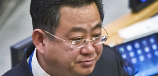Severokorejský vyslanec při OSN Čche Mjong-nam.