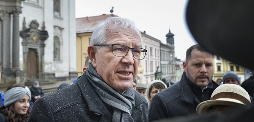 Kandidát na prezidenta Jiří Drahoš. 