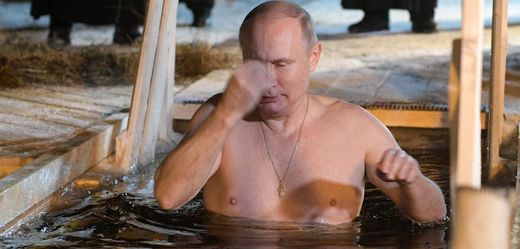 Koupel Vladimira Putina.