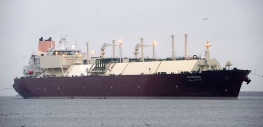 Tanker s nákladem LNG (ilustrační foto).