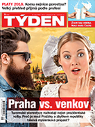 Titulní strana časopisu TÝDEN 05/2018.