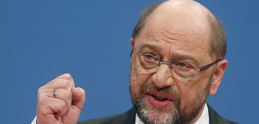 Šéf německých sociálních demokratů Martin Schulz.