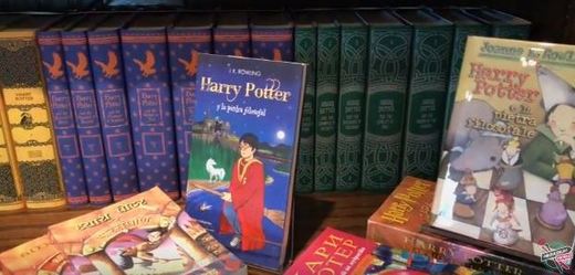Sběratel má doma 700 knih o Harrym Potterovi.