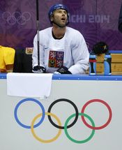 Petr Nedvěd se představil na olympiádě v roce 2014.