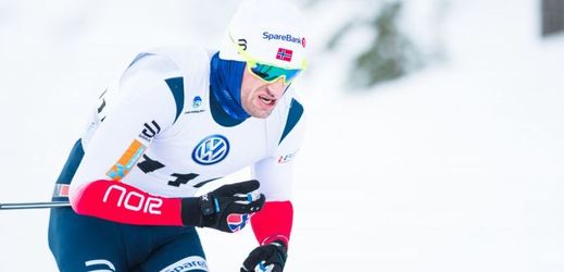 Běžec na lyžích Petter Northug. 