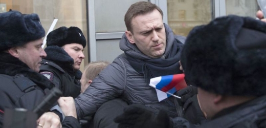 Zatýkání Alexeje Navalného.