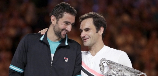 Tenista Marin Čilič po finálové bitvě s Rogerem Federerem. 