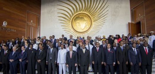 Summit Africké unie v Addis Abeba.