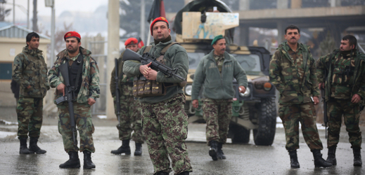Vojáci afghánské armády v Kábulu.