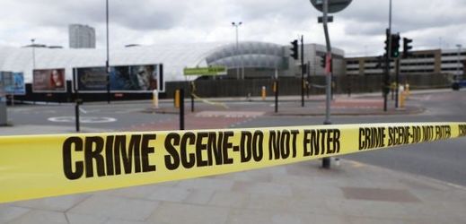 Místo teroristického útoku v Manchesteru.
