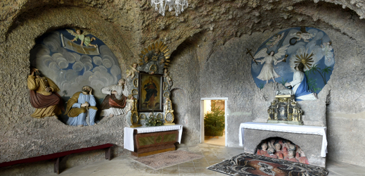 Kaple zvaná Getsemanská zahrada.
