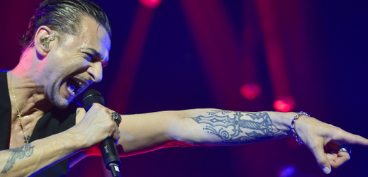 Britská skupina Depeche Mode se zpěvákem Davidem Gahanem v čele vystoupila v Praze.