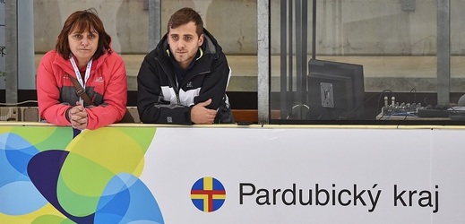 Iveta a Petr Bidařovi na Olympiádě dětí a mládeže v Pardubickém kraji.