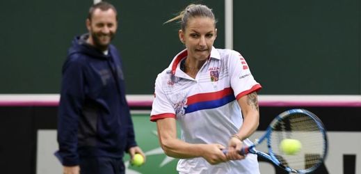 Karolína Plíšková už trénuje v Praze.