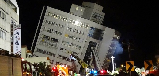 Mezi zraněnými po úterním zemětřesení na Tchaj-wanu jsou i Češi.