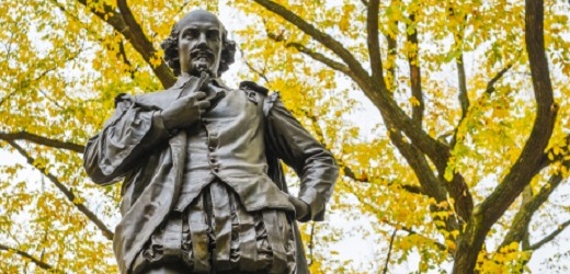 Socha Williama Shakespeara v Central Parku.