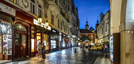 Uličky v Praze.