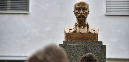 Busta Tomáše Garrique Masaryka.