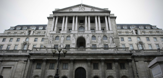 Britská centrální banka.