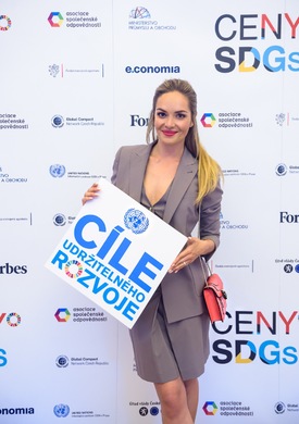 V současné době zastupuje český neziskový sektor v OSN a je ambasadorkou SDGs (Cílů udržitelného rozvoje).