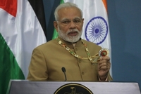 Indický premiér Narendra Módí.