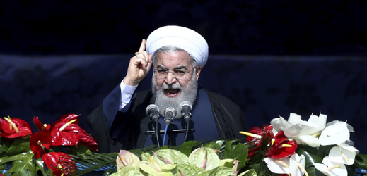Prezident Íránu Hasan Rúhání.