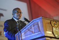 Jacob Zuma, jihoafrický prezident.