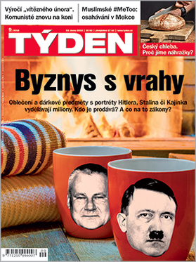 Obálka časopisu TÝDEN číslo 9/2018.