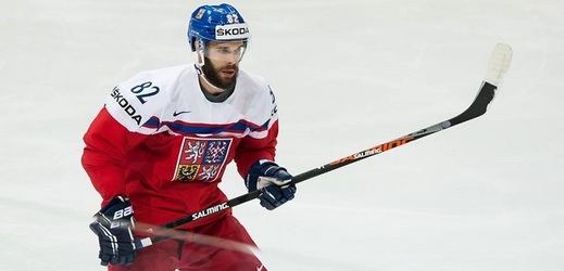 Michal Vondrka, útočník české hokejové reprezentace.